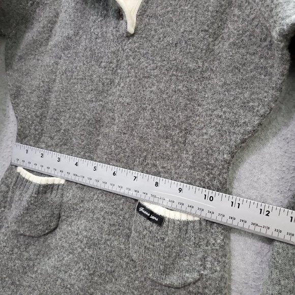 Guess Women Sweater Dress‎ gray Lambswool Blend Long Sleeve READ - Picture 7 of 10